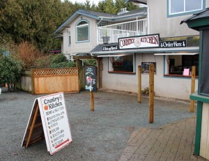 The Country Kitchen sells a limited array of snacks.