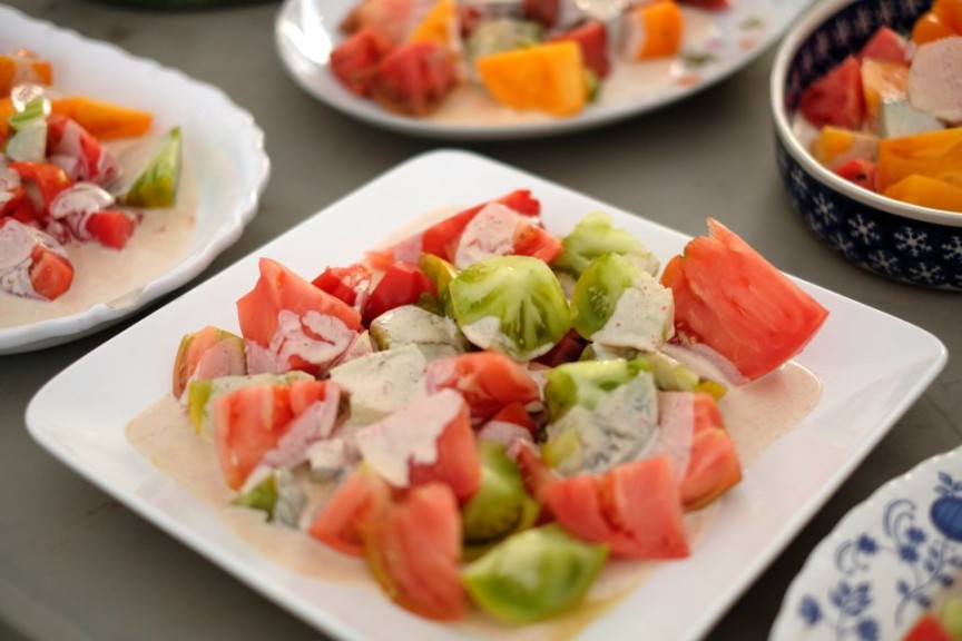 Tomato salads 