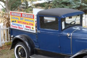 Burnham has a number of antique vehicles and tractors on display