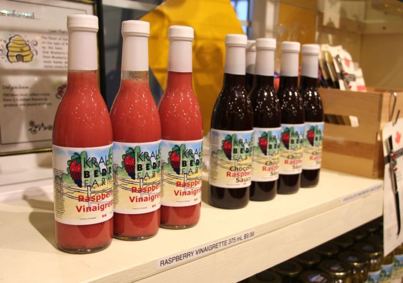 Raspbery sauces from Krause Berry Farm