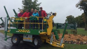 Michigan Tree Fruit Commission Helps Research Station Obtain New Orchard Platform