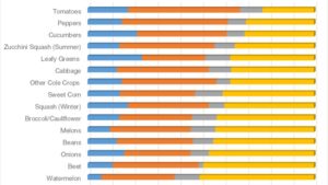 Which Vegetable Crops Are the Most Popular?