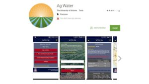 Ag Water from The University of Arizona 