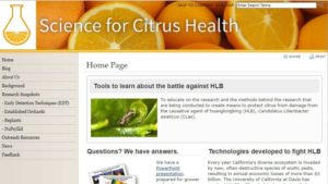 University of California Launches Website to Update Growers on Citrus Research
