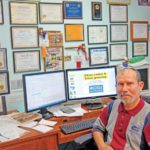 UF/IFAS Citrus Extension Agent Mongi Zekri in his office