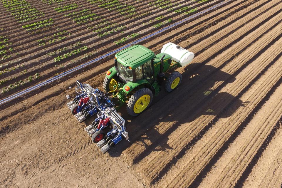 Lettuce thinner on the move in Arizona field