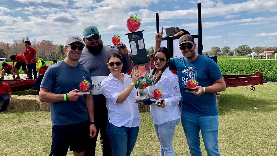 Florida Strawberry Picking Challenge Packs Success for Charity