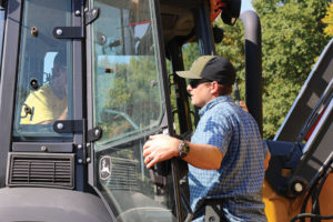 Farm Manager Caleb Ayers heads up production at the New York ranches.
