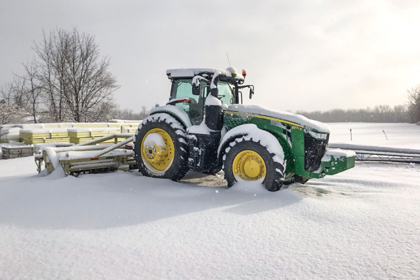 Heavy snow a new experience