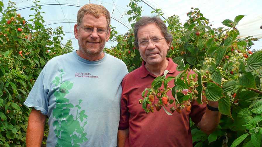 Berry scientists Chad Finn and John Clark