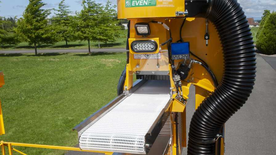 Oxbo Evenfill harvester