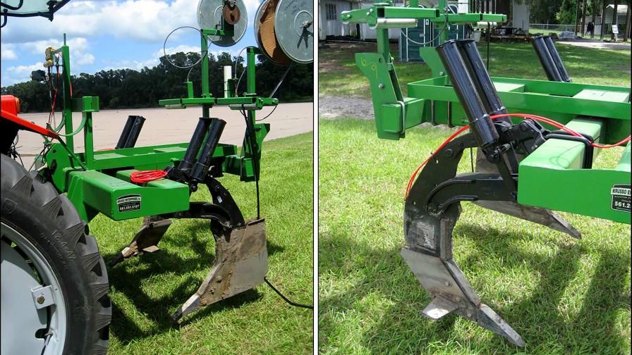 Deep shank application of Telone for nematodes