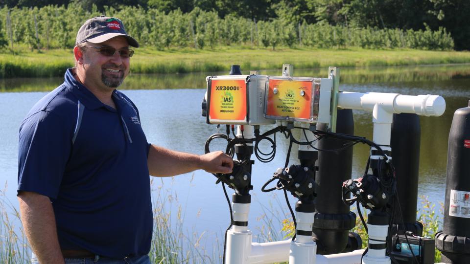 Scoping irrigation innovation at Brookdale Fruit Farm
