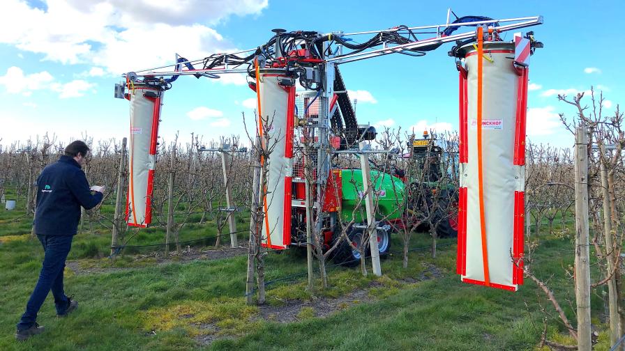 Michigan apple precision tech project in progress