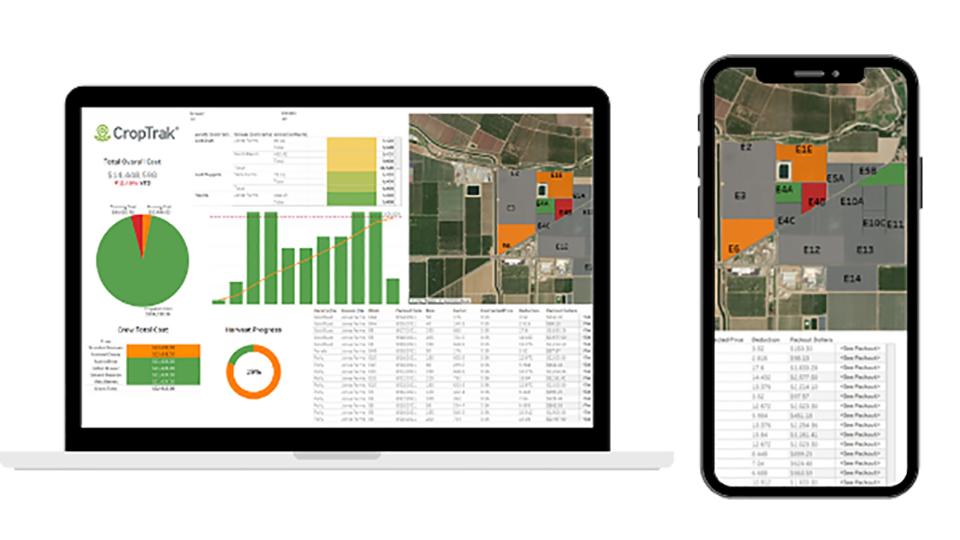 CropTrak app screenshots