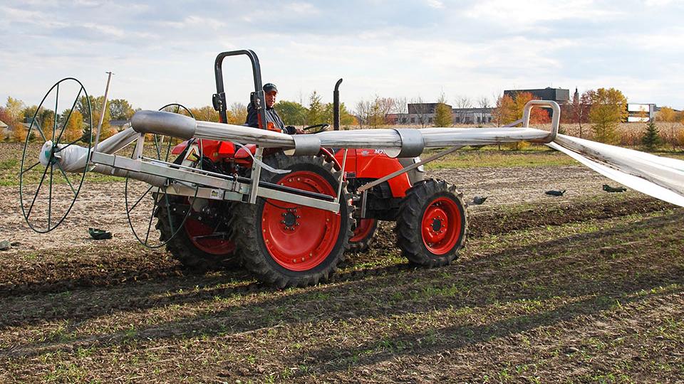 Hiwer System for row covers