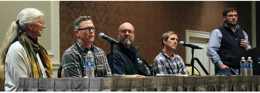 Panel discussion on high-density pears during 2023 Mid-Atlantic Fruit and Vegetable Conference