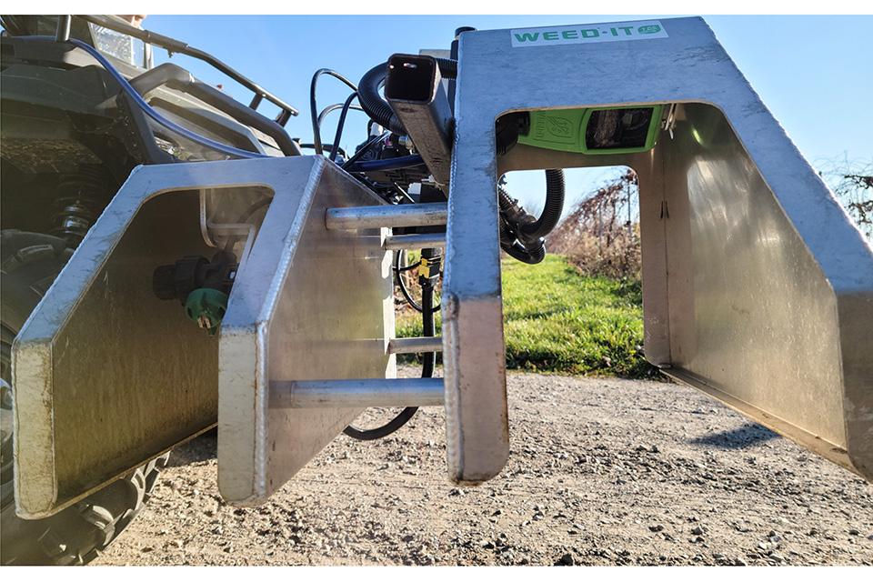 Promise of Smart Spraying for Weed Control in Apple Orchards