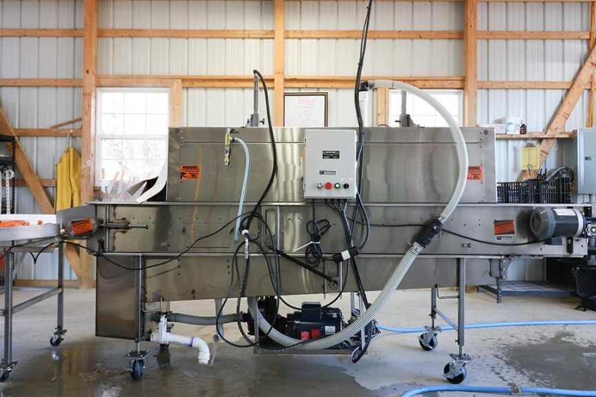 Rinse conveyor (AZS Brusher Equipment) 