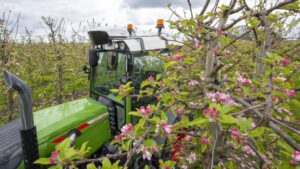 Watch This! Tractor Mounted Sensor Powered by AI for Precision Orchard Management