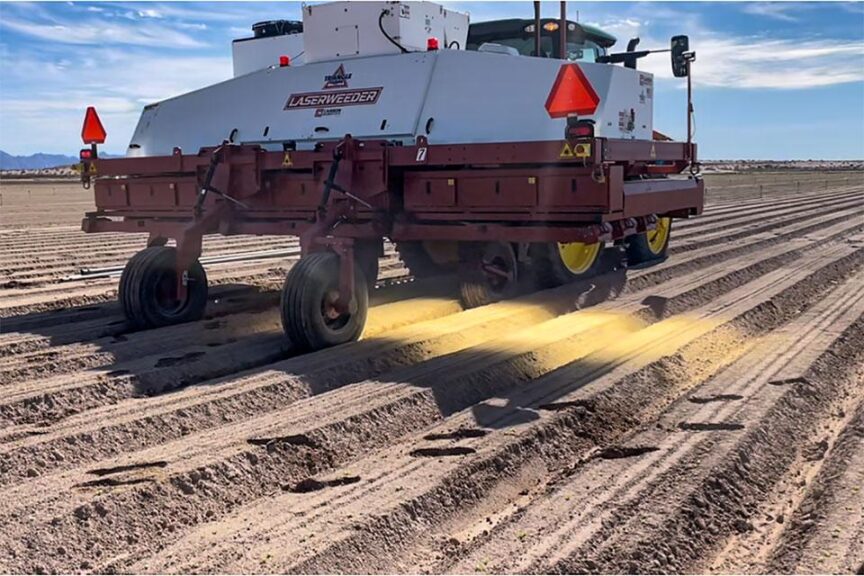 Automated laser weeder (Carbon Robotics)