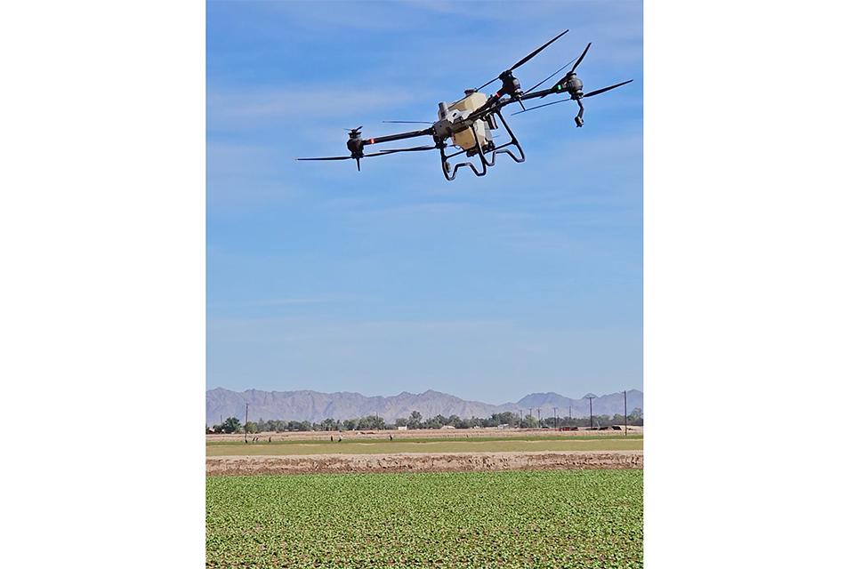 Drone demo at JV Smith Cos