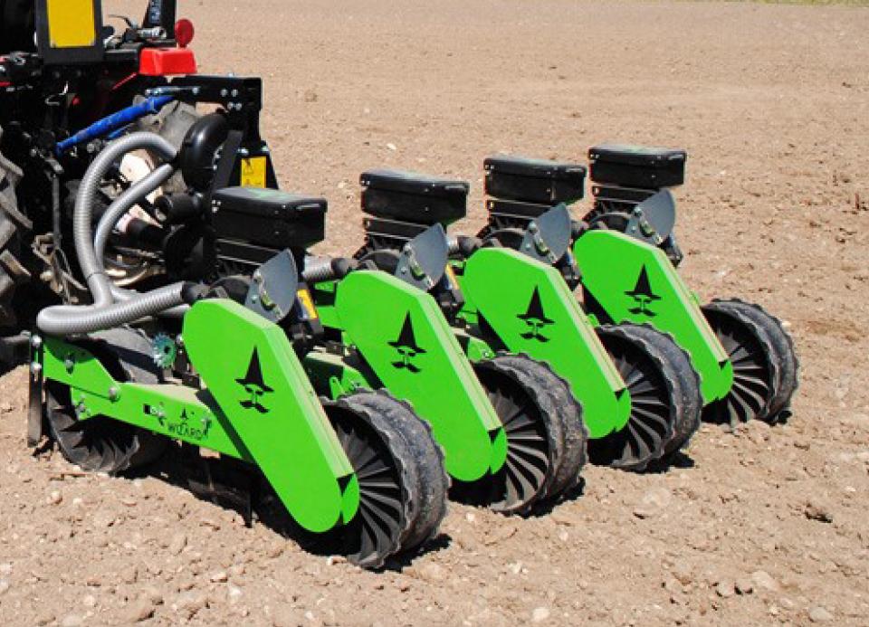 Wizard vacuum planter by Sutton Ag