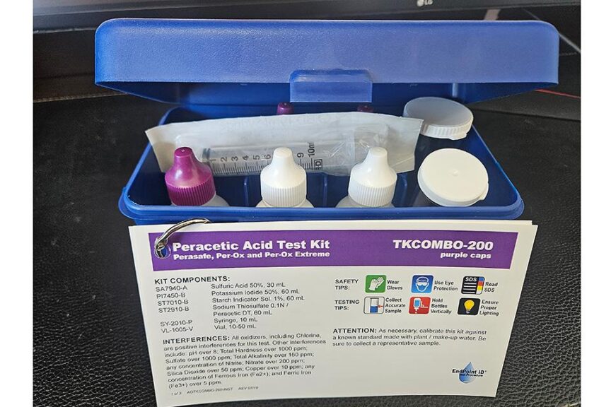Peracetic Acid (PAA) Test Kit (Various manufacturers)