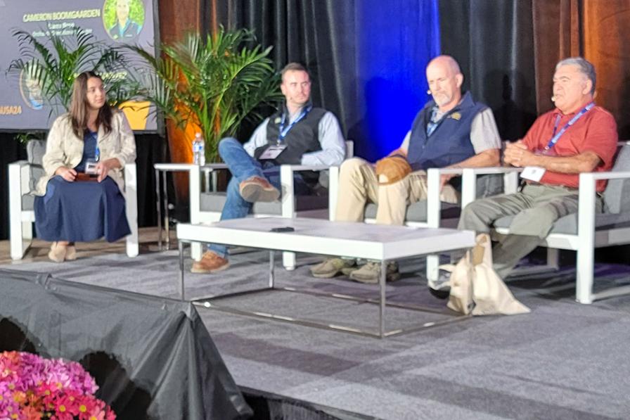Almond spray panel at FIRA USA 2024