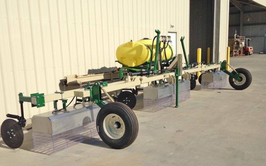 Strickland Bros. Enterprises custom tank mounts for Howell Farming Co. in North Carolina
