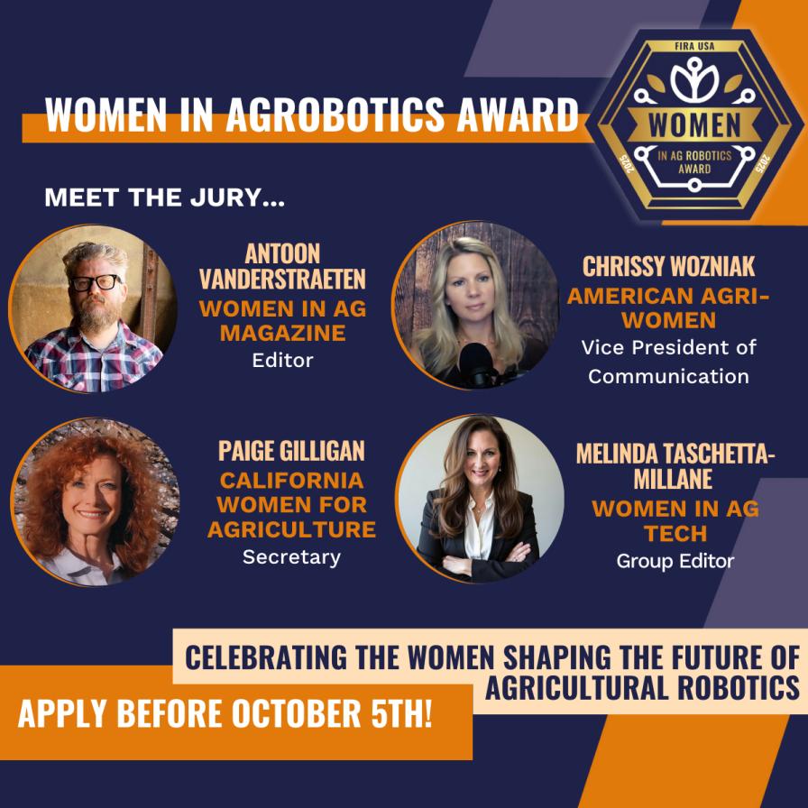 2025 Women in Ag Robotics award jury of judges
