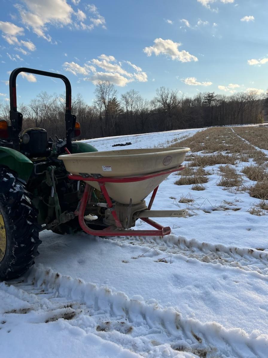 Vicon spinner at Red Fire Farm