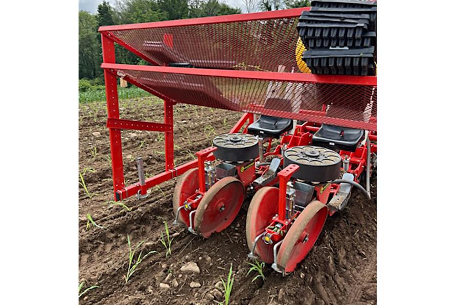 Uni-Trium planter at Red Fire Farm
