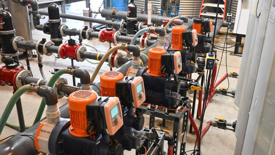 ProMinent metering pumps at Tri-Hishtil