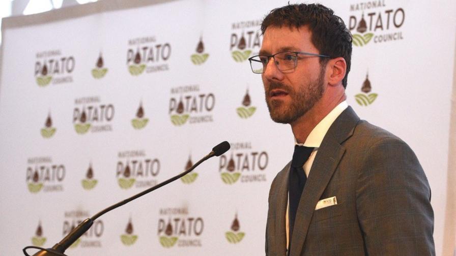 Ben Sklarczyk as National Potato Council president elect 2026