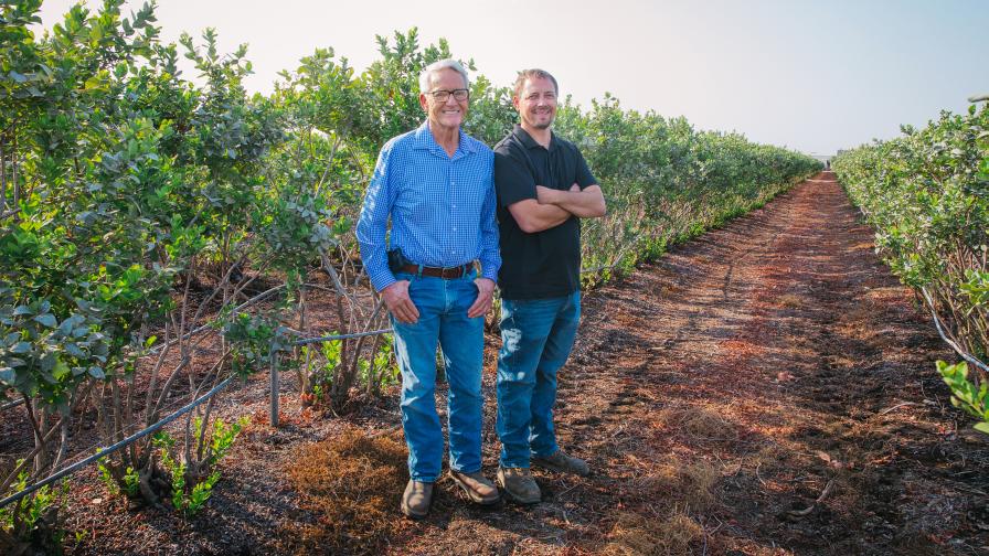 Jon and Eric Marthedal in field