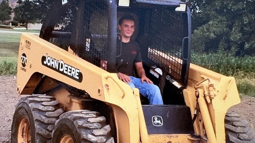 John Deere skid steer at Olejnik Farms and Greenhouses