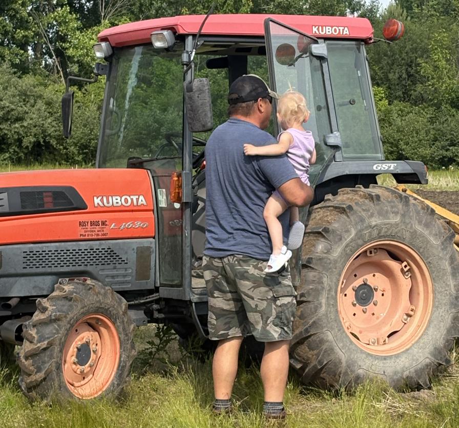 Kubota tractor at Olejnik Farms and Greenhouses