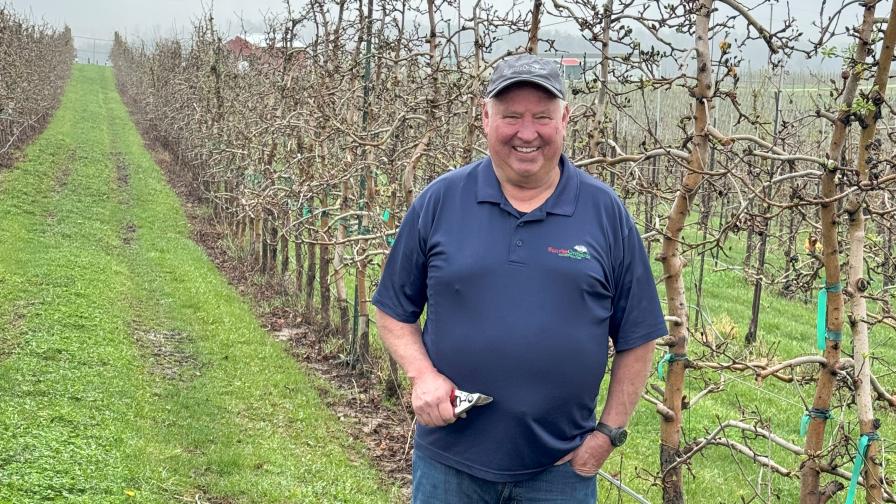 Allen Teach of Sunrise Orchards, 2026 AGTY regional winner