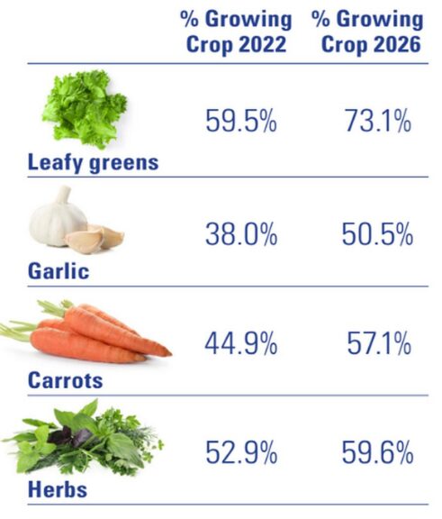 Crops on the Rise