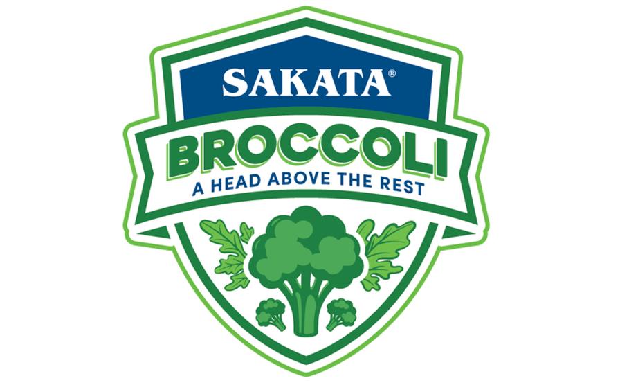 New Sakata broccoli product logo