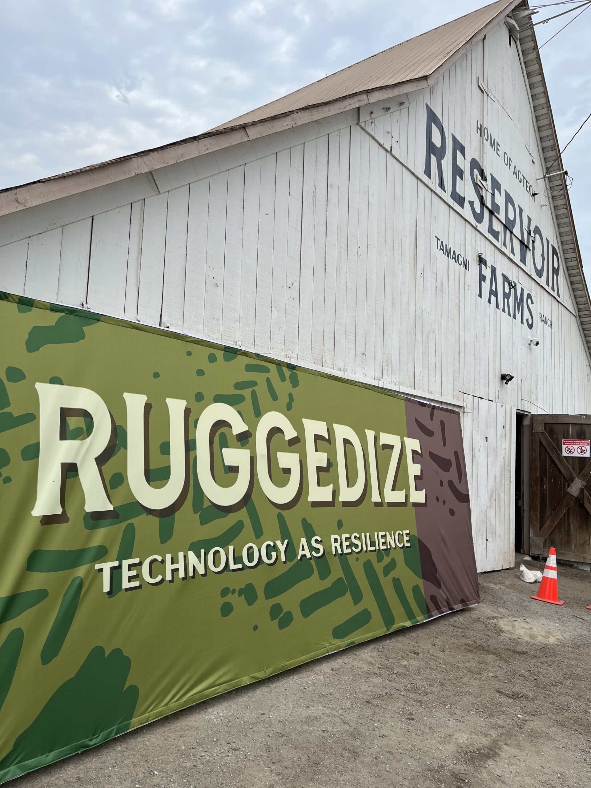 Entrance to Ruggedize event at Reservoir Farms