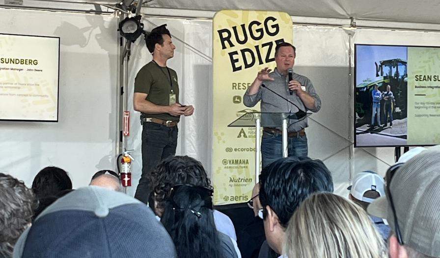 Danny Bernstein and Sean Sundberg during Ruggedize event at Reservoir Farms