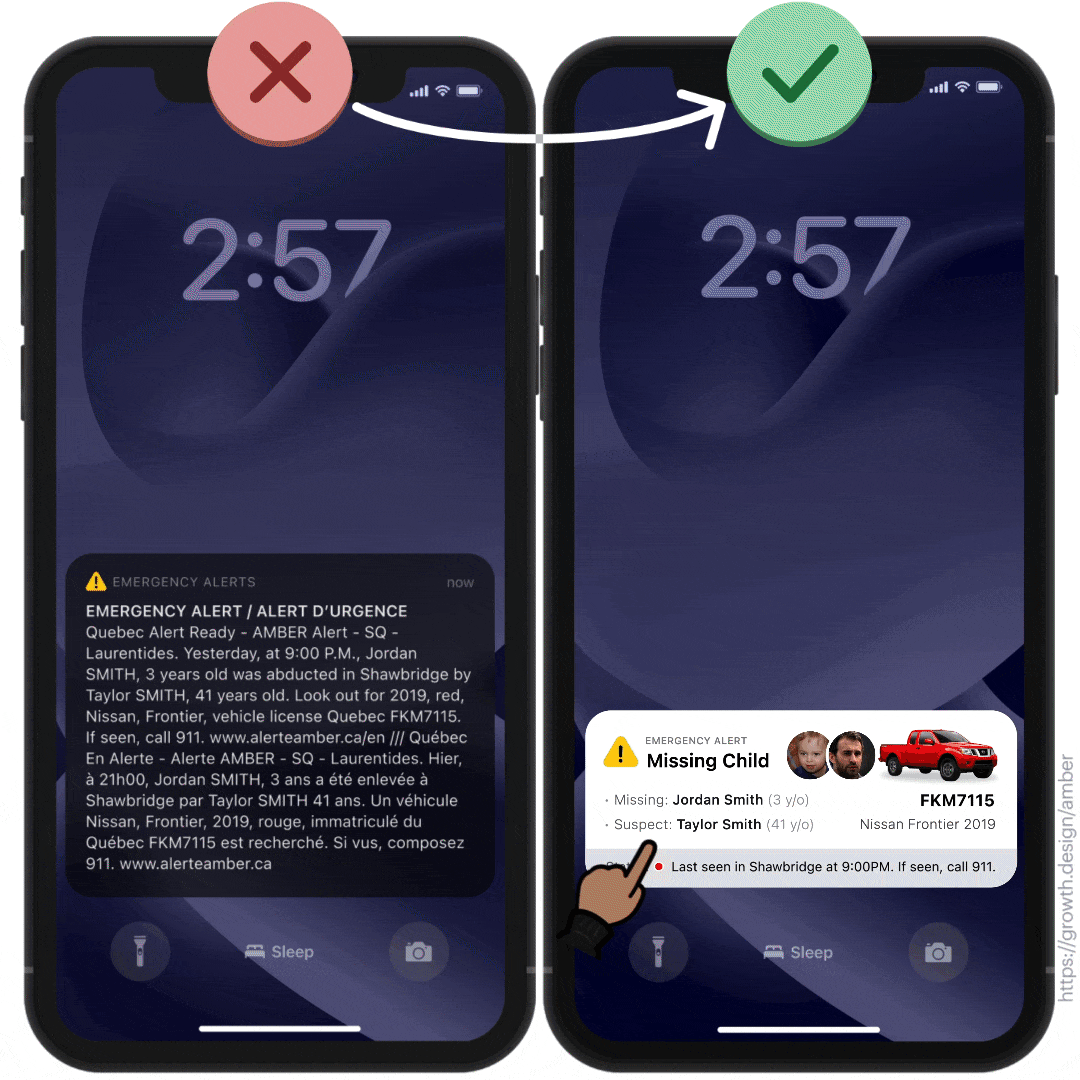 Amber Alert Redesign: 5 UX Improvements That Could Save Lives | Growth ...