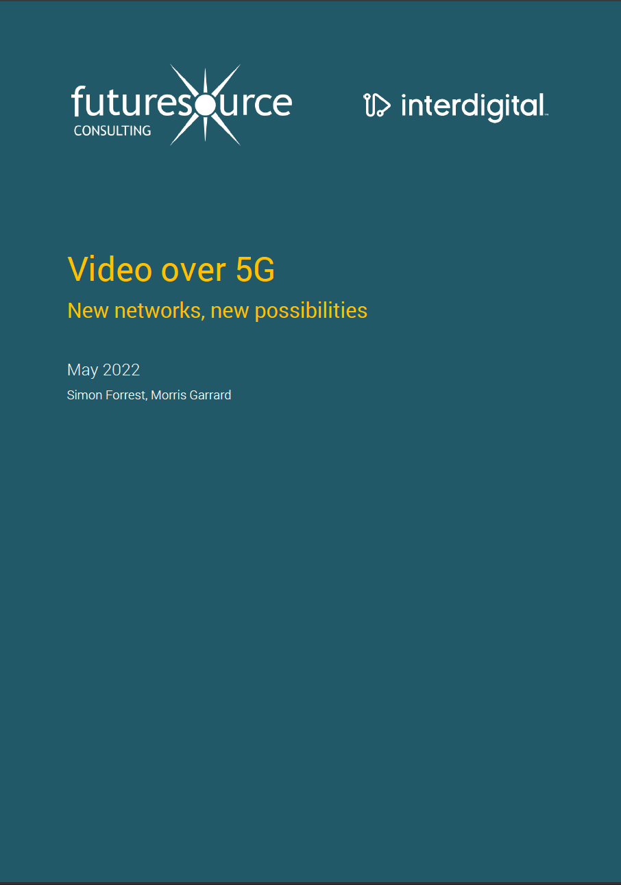 Thumbnail for the white paper titled Video over 5G: New networks, new possibilities
