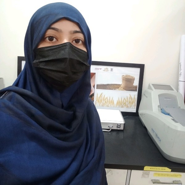 IFRAH U. - Doctor of Philosophy (Ph.D.) Field Of Study Food Science and Technology - Subject Matter Expert from Kolabtree