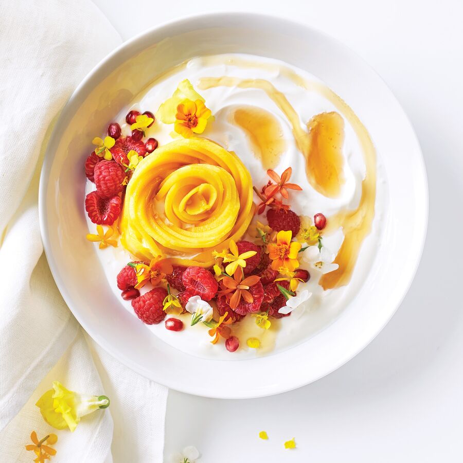 Blooming Mango Yogurt Bowl Recipe LifeBeautiful Magazine