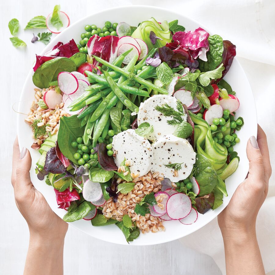 Cucumber, Radish & Farro Salad Recipe LifeBeautiful