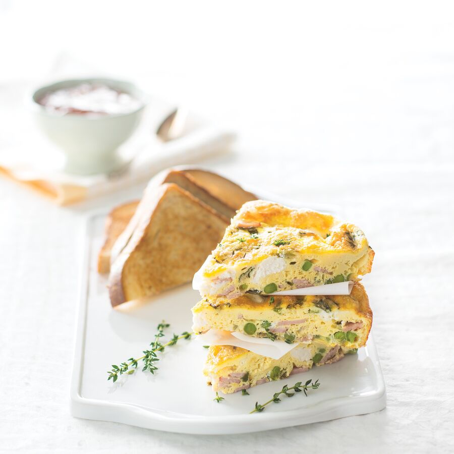 Goat Cheese Frittata Recipe LifeBeautiful Magazine