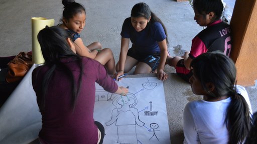 Campers participate in educational activities at Campamento Lucero.